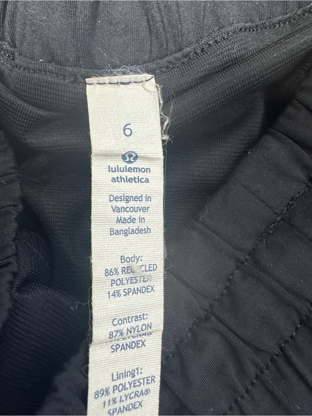 Lululemon Speed Short Ace Spot Lullaby Black 4-way stretch shorts - Picture 6 of 8
